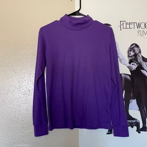 Thrifted Purple Turtle Neck
